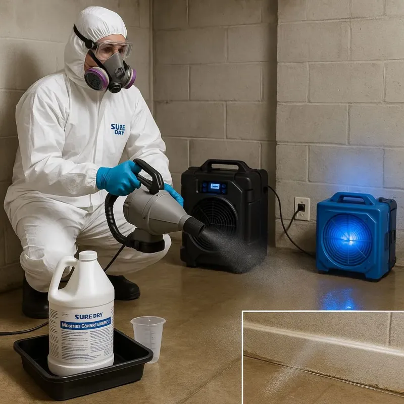 Sanitization and Odor Removal process in Prague, OK